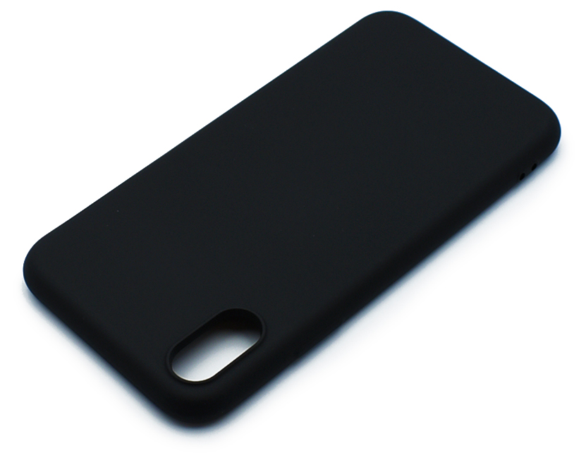 Чехол Soft-Touch для iPhone X/XS черный